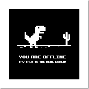 You are offline Campaign - White Posters and Art